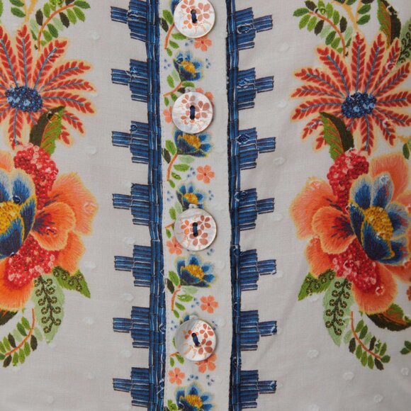 Farm Rio Off-White Delicate Garden Midi Dress new with tags - Picture 6 of 13